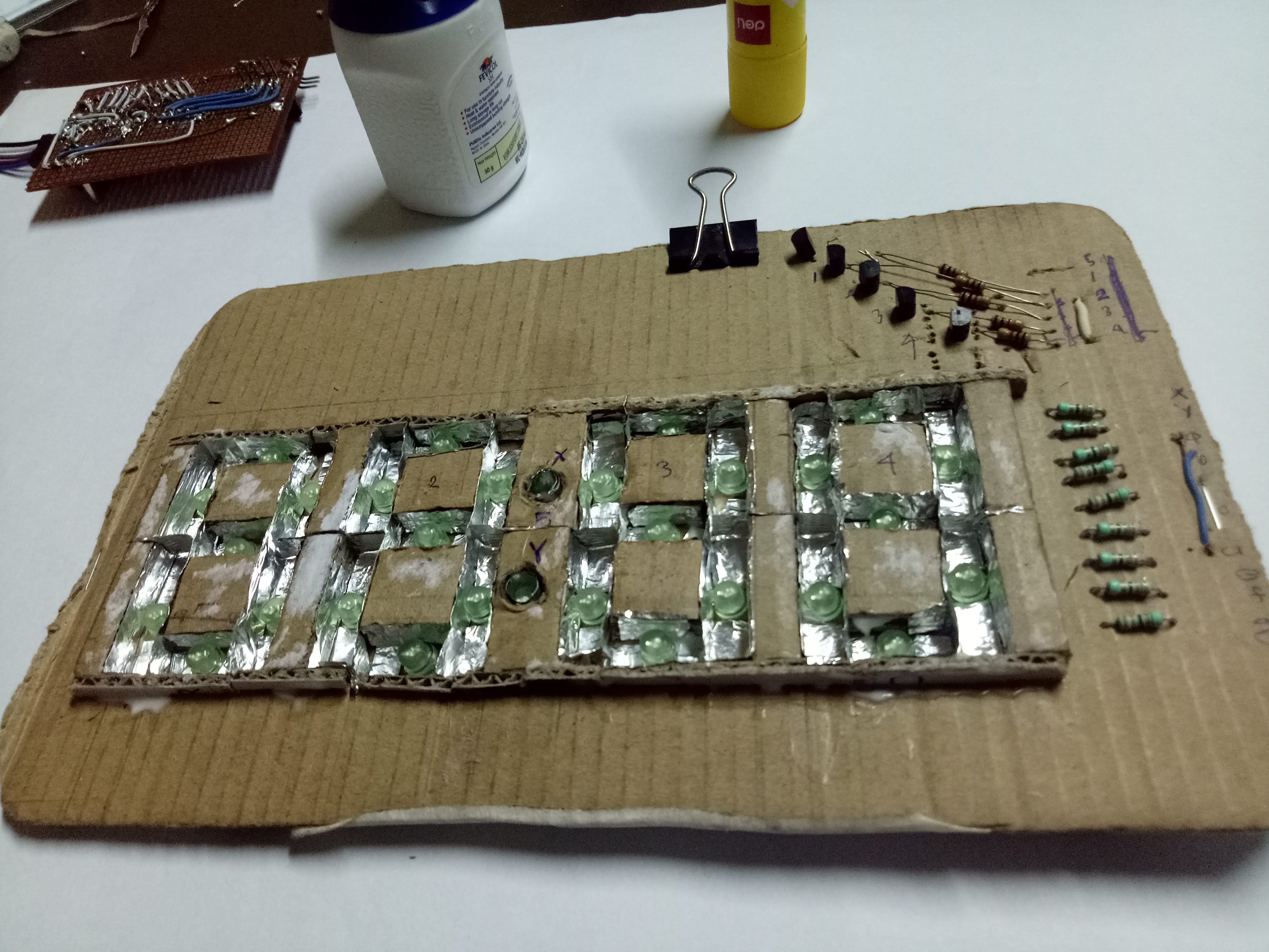 7-segment display prototype
