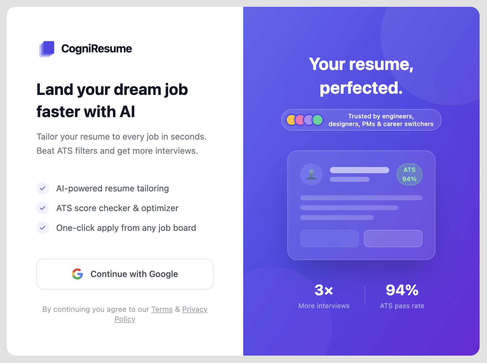 ZenCV: AI-Powered Job Application in 3 Clicks